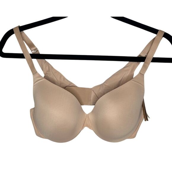 SKIMS NWT Smoothing Intimates Full Coverage Lightly Lined Bra - Clay Beige 36B - Picture 2 of 9